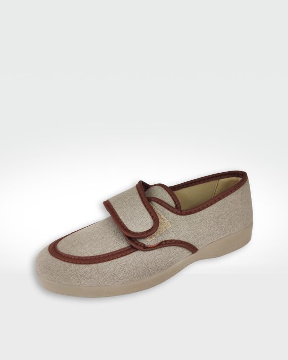 ZAPATILLA VELCRO HOMBRE TOSTADO