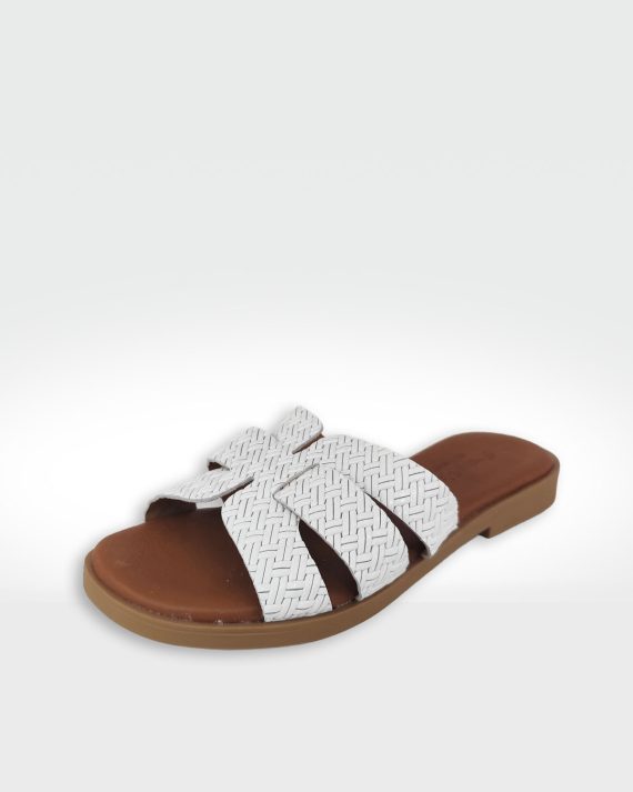 SANDALIA SRA PALA ABIERTA DESTALONADA BLANCO