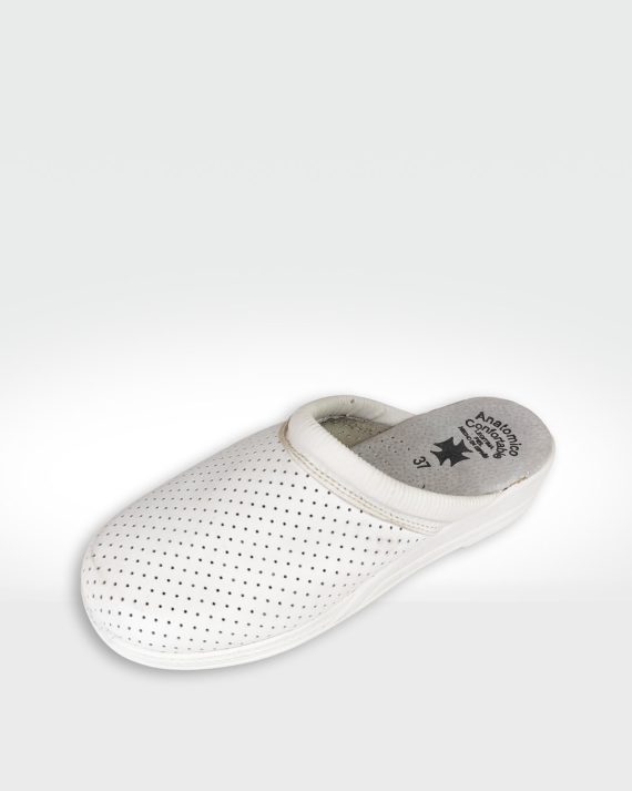 ZUECO MUJER TRABAJO BLANCO