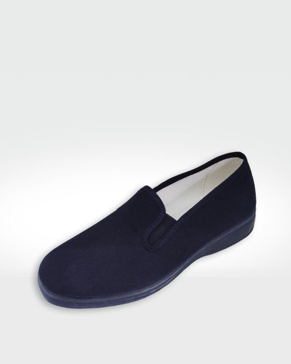 CAMPING MUJER CUÑA LISA MARINO