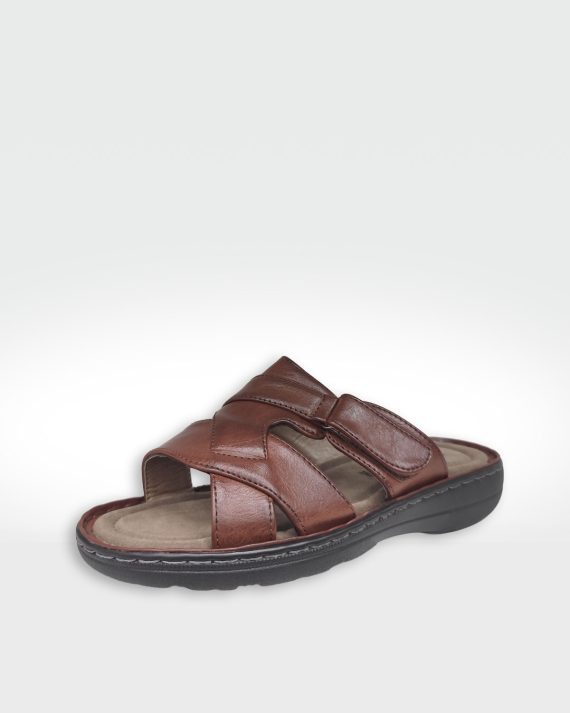 SANDALIA HOMBRE CH VELCRO MARRÓN