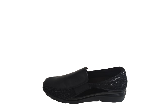 MOCASINES MUJER ADAPTABLES NEGROS
