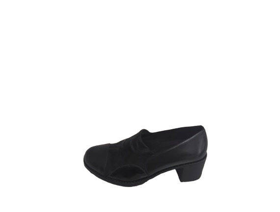 ZAPATO MUJER ABOTINADO NEGRO