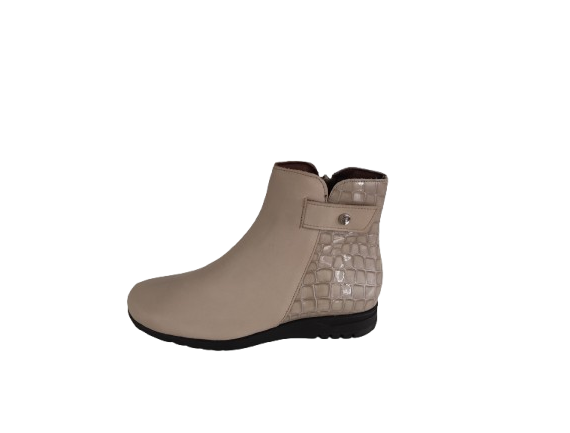 BOTIN MUJER COMBINADO PIEDRA