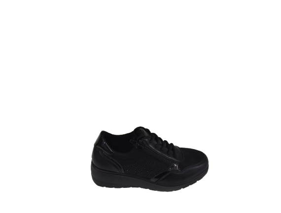 DEPORTIVO MUJER BRILLANTE NEGRO