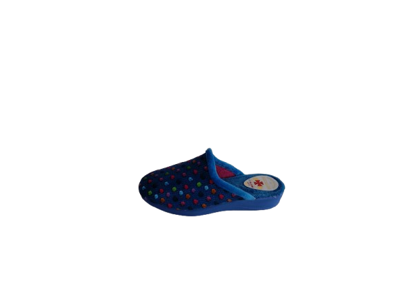 ZAPATILLA CASA MUJER TOPOS AZULÓN
