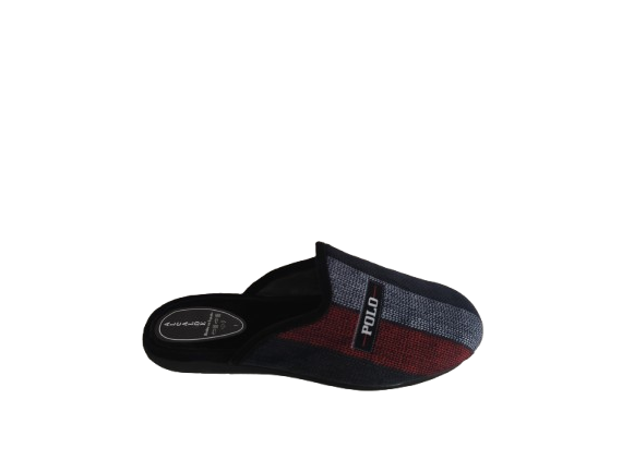 ZAPATILLAS CASA HOMBRE POLO NEGRO