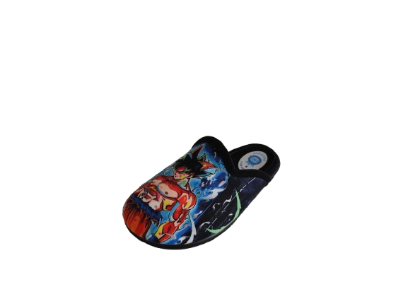 ZAPATILLA CASA NIÑO GOKU NEGRO