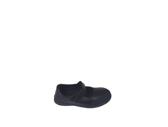 ZAPATO MERCEDES COLEGIO PIEL NIÑA LAVABLE NEGRO