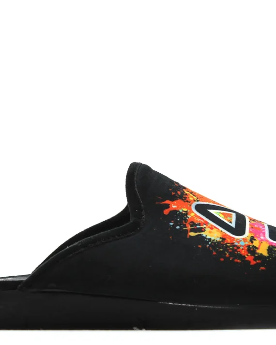 ZAPATILLA CASA NIÑO CHINELA PLAY NEGRO