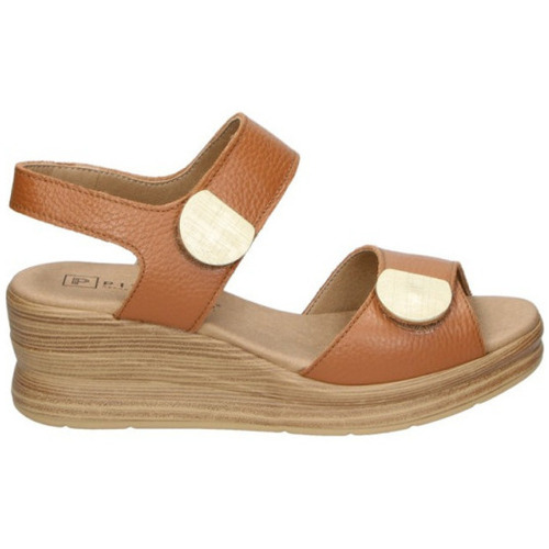 SANDALIA PLATAFORMA VELCRO CUERO 11054