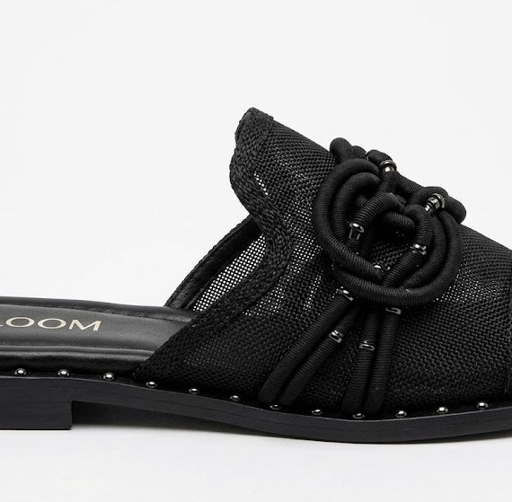 SANDALIAS PLANA NEGRO