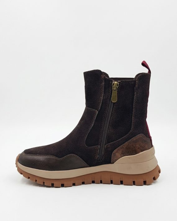 BOTIN ALPE SEÑORA DEPORTIVO PIEL MARRÓN 25E842