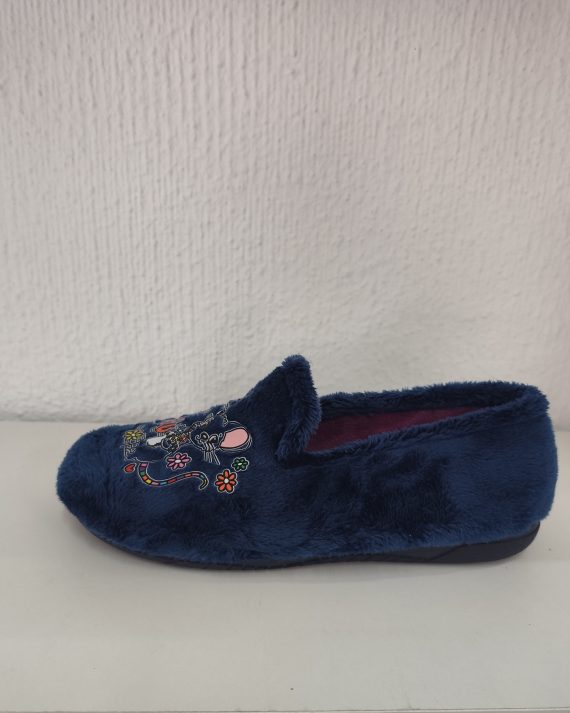 ZAPATILLA TAPA SEÑORA RATON MARINO 6208
